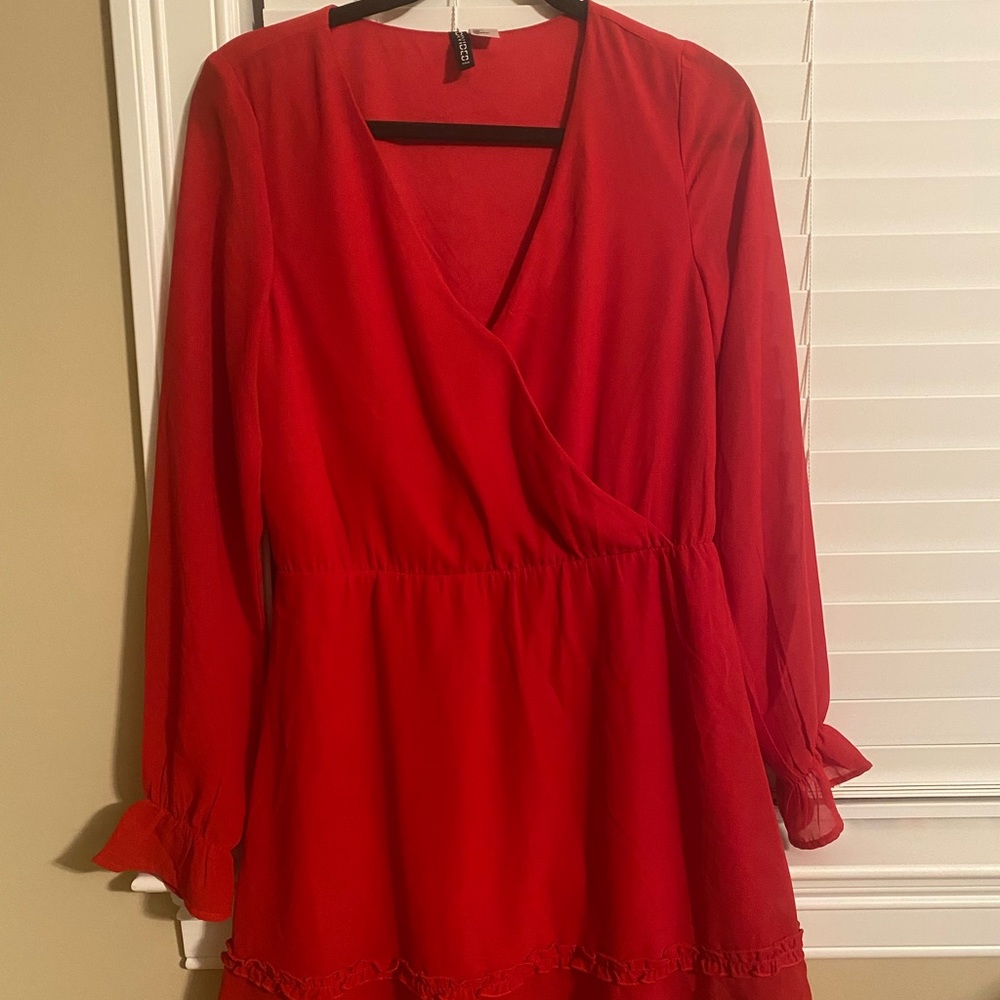 H&M Red Dress Size 6 New without tags.